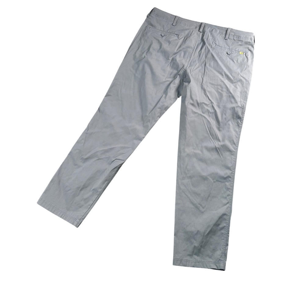 Duck Head Gold School Mens Chino Gray‎ Pants Prep Flat Front Casual 41x31.5